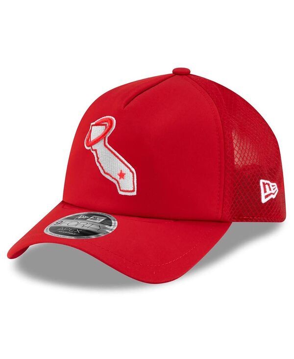 ニューエラ メンズ アクセサリー 帽子 New Era Mens Red Los Angeles Angels 2026 Batting Practice Alternate Apex 9FORTY Adjustable Hat Red レッド