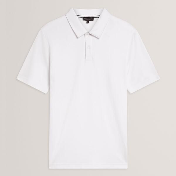テッドベーカー メンズ トップス ポロシャツ Ted Baker Menshort Sleeve Polo Shirt White ホワイト 13,485円