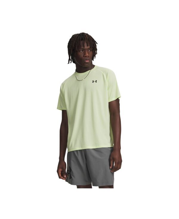 アンダーアーマー メンズ トップス Tシャツ Under Armour Mens Textured Performance TShirt Fade GreenBlack ブラック