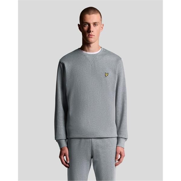 ライルアンドスコット メンズ アウター パーカー・スウェット クルーネック シャツ Lyle and Scott Lyle Scott Mens Crew Neck Sweatshirt Grey Marl グレー