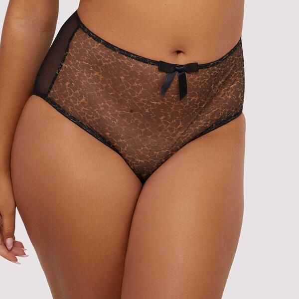 プレイフルプロミス レディース アンダーウェア パンツ ハイウエスト プリント Playful Promises Hazeleopard Print Classic High Waist Brief Leopard Print アニマル