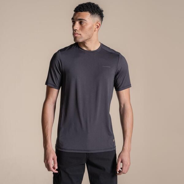 クラッグホッパーズ メンズ トップス Tシャツ Craghoppers Charon II QuickDrying Technical TShirt Black ブラック