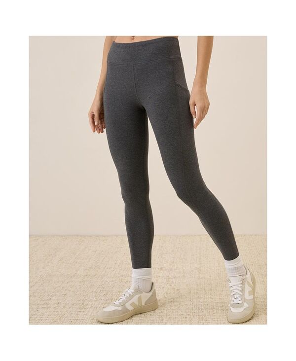 パクト レディース ボトムス レギンス コットン Pact Womens Cotton the GoTo Pocket Legging Charcoal heather チャコール