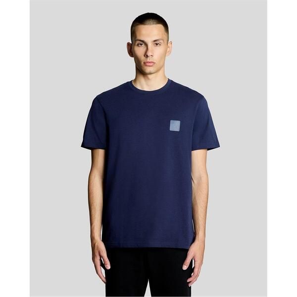 ライルアンドスコット メンズ トップス Tシャツ グラフィック Lyle and Scott Lyle Scott Mens Back Graphic Tshirt Navy ネイビー 10,625円