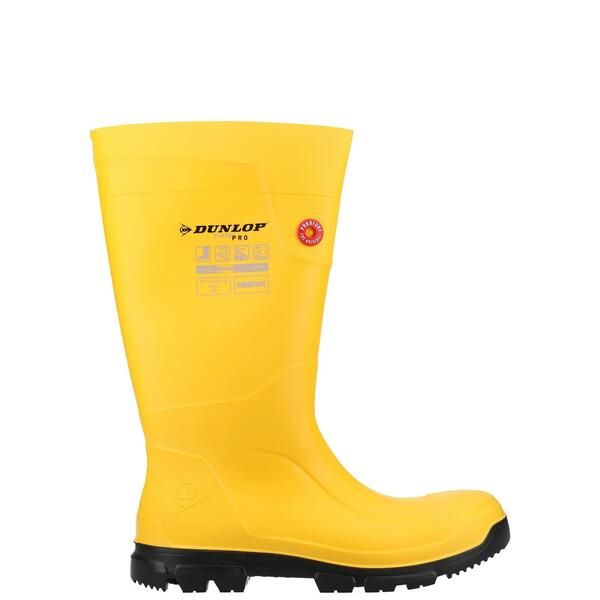ダンロップ メンズ シューズ ブーツ・レインブーツ Dunlopurofort FieldPRO Full Safety Wellington Yellow イエロー