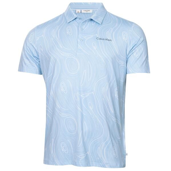 カルバンクラインゴルフ メンズ トップス ポロシャツ Calvin Klein Golf Menshort Sleeve Performance Polo Shirt Blue Bell ブルー