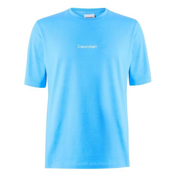 カルバンクライン メンズ トップス Tシャツ ロゴ Calvin Klein Mens Logo TShirt Blue Crush 26 ブルー