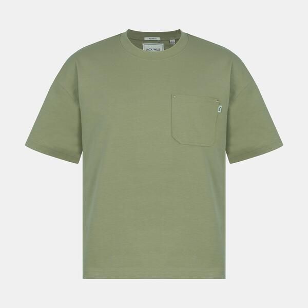 ジャック ウィルス メンズ トップス Tシャツ Jack Wills Mens Oversized TShirt Khaki カーキ