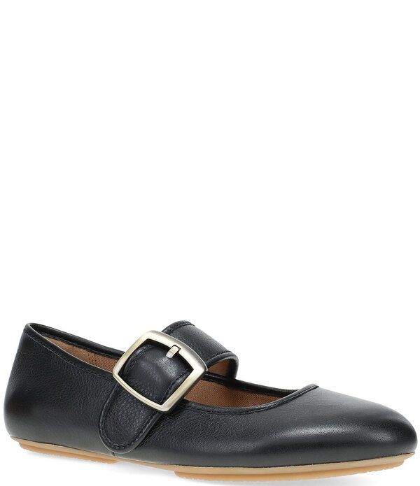 ダンスコ レディース シューズ パンプス レザー Dansko Matilda Leather Mary Jane Flats Black ブラック