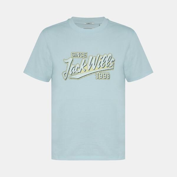 ジャック ウィルス メンズ トップス Tシャツ クルーネック コットン グラフィック Jack Wills Mens Retro Graphicotton Short Sleeve Crew Neck TShirt Baby Blue ブルー