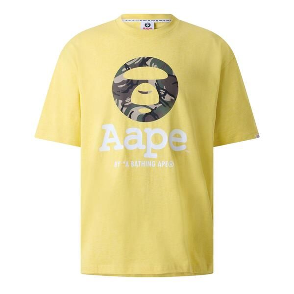 エエイプ メンズ トップス Tシャツ AAPE Mens TShirt Heather Yellow ヘザー