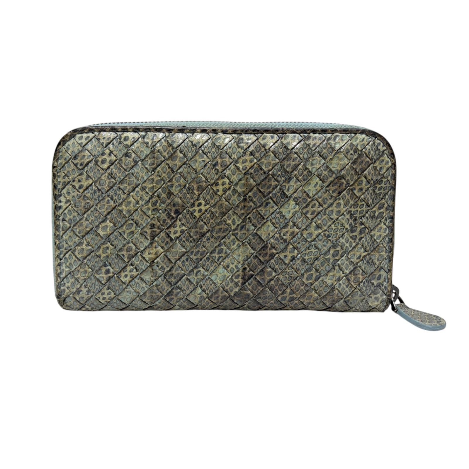 4380 BOTTEGA VENETA ボッテガヴェネタ 長財布 クロコ イントレ 