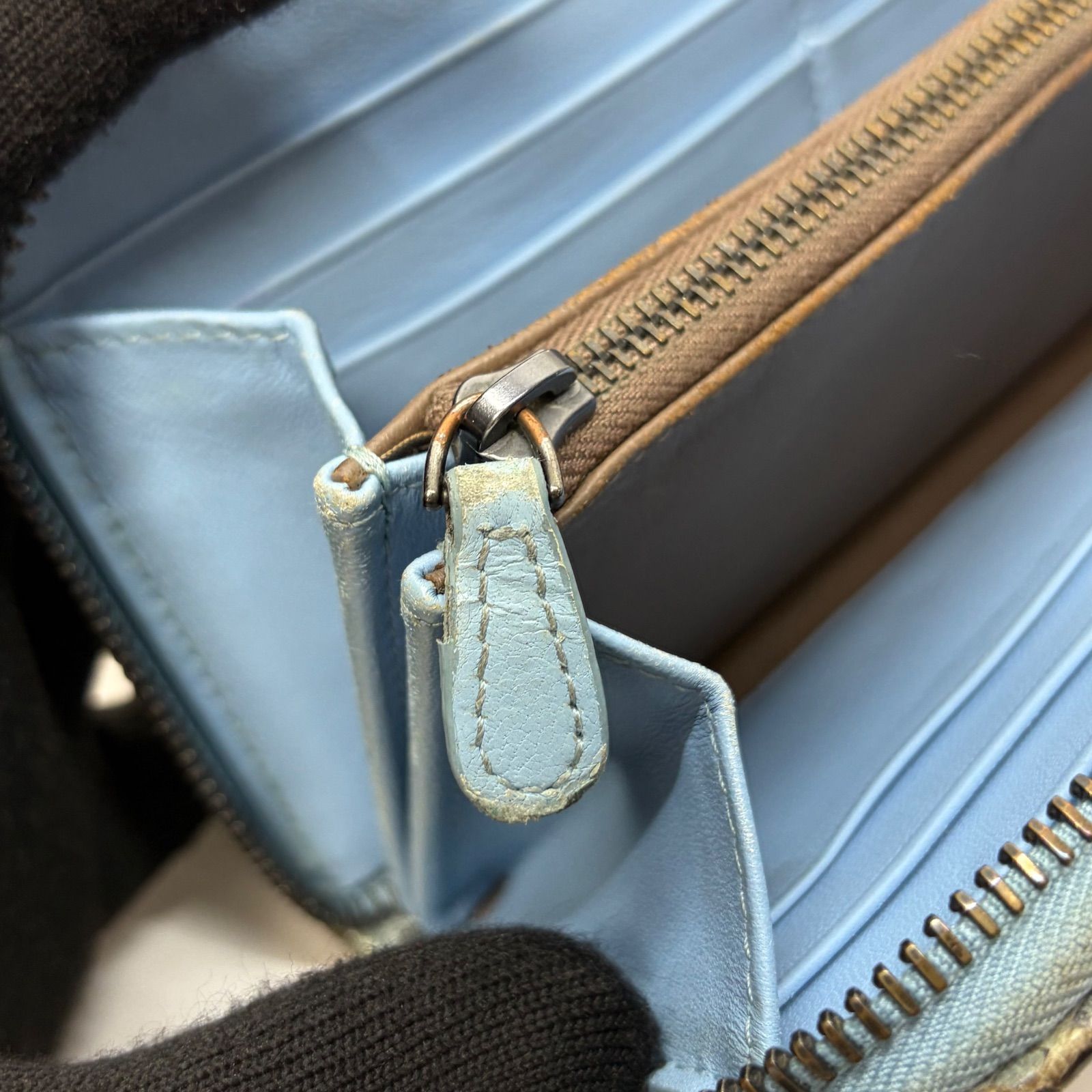 4380 BOTTEGA VENETA ボッテガヴェネタ 長財布 クロコ イントレ 