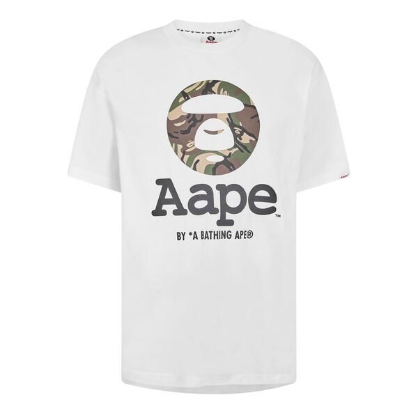 エエイプ メンズ トップス Tシャツ AAPE Mens TShirt White ホワイト