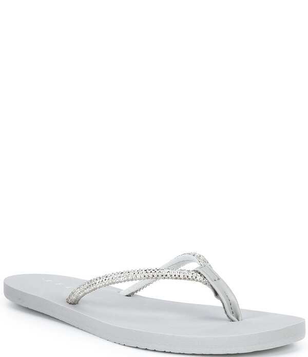 リーフ レディース シューズ サンダル Reef Womens Bliss Bling Fling Flip Flopsilver シルバー