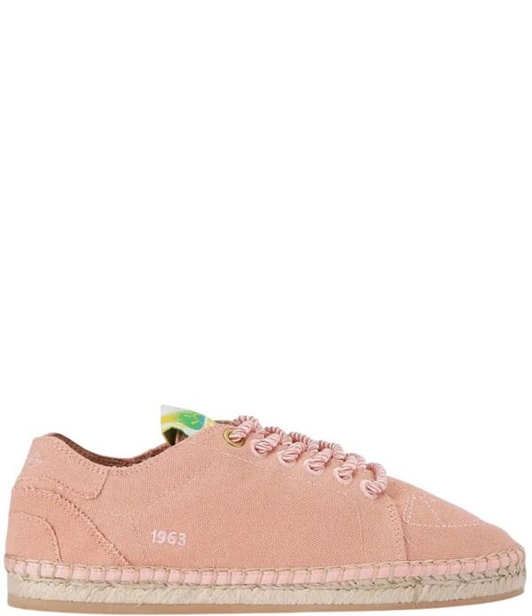 カートジェイガーロンドン レディース シューズ スニーカー レース Kurt Geiger London Kurts Cabana Southbank Laceup Espadrille Sneakers Light Pink ピンク
