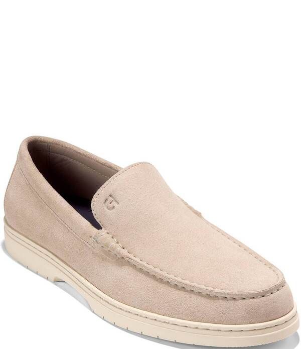 コールハーン メンズ シューズ スリッポン・ローファー Cole Haan Mens Greenwich Grand Venetian Loafers TanIvory アイボリー