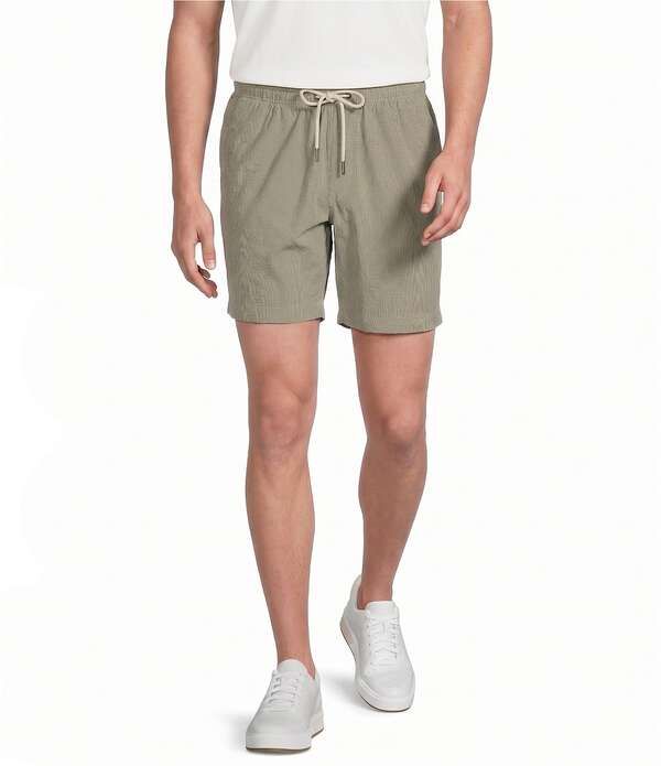 ラウン メンズ ボトムス ハーフパンツ・ショーツ コーデュロイ ショートパンツ Rowm Garment Dyed Solidrawstring Corduroy 7 Inseam Shorts Light Green グリーン