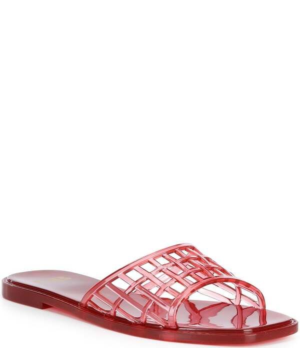 ジービー レディース シューズ パンプス サンダル GB GumDrop Jelly Slip On Sandals Eclipse Red レッド