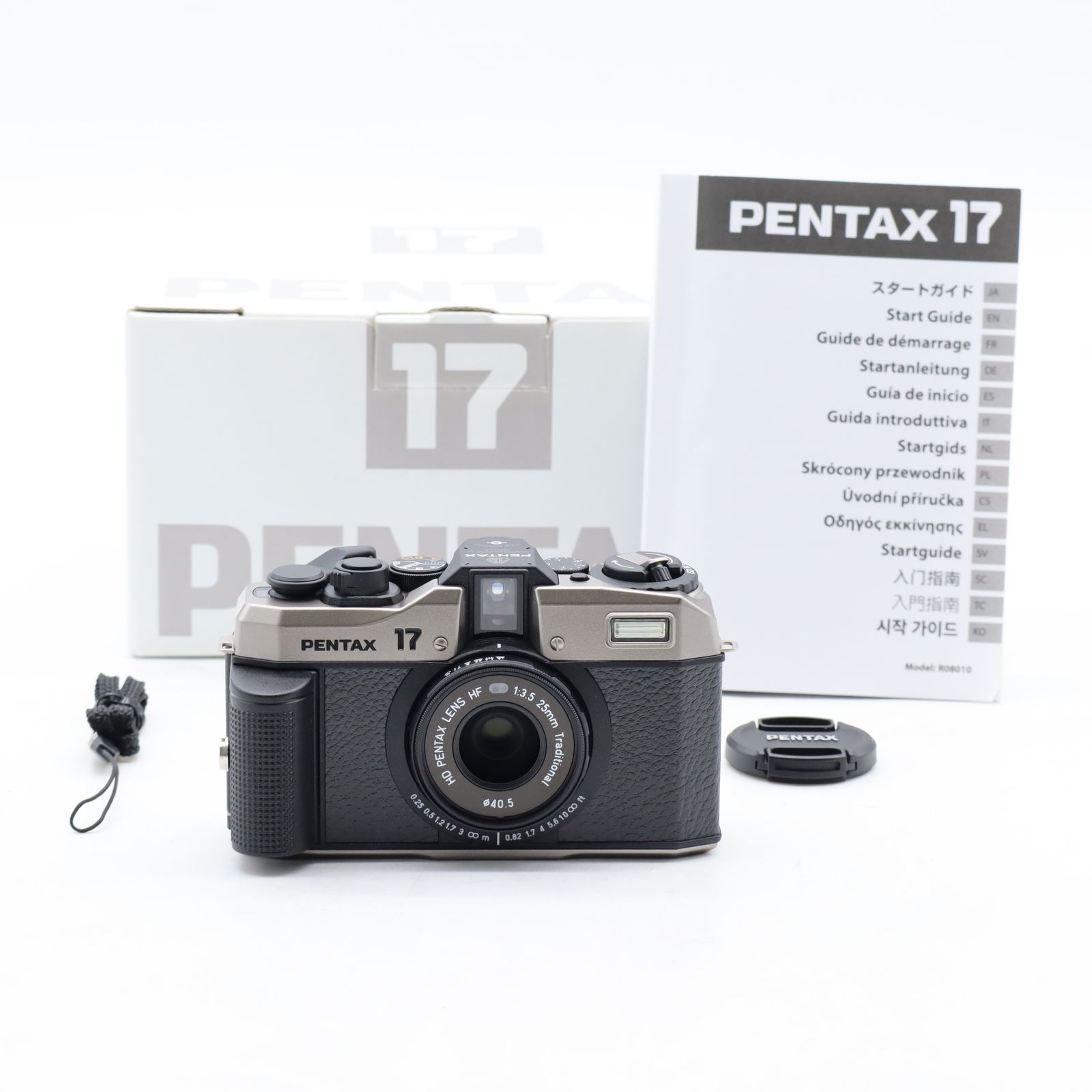PENTAX 17 ダークシルバー｜ハーフサイズ フィルムカメラ｜レトロデザイン・コンパクト ペンタックス【中古】