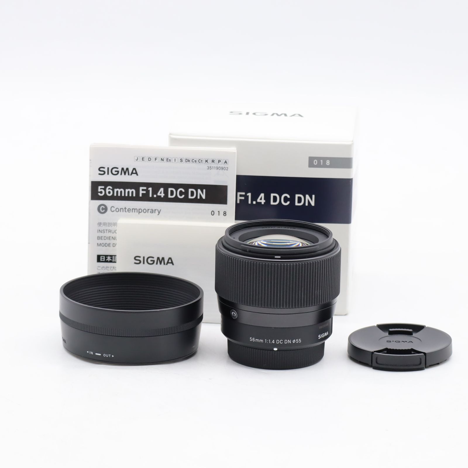 SIGMA Contemporary 56mm F1.4 DC DN マイクロフォーサーズ用｜単焦点望遠レンズ MFT対応｜大口径F1.4・高解像・美しいボケ ポートレート向け【中古】 31,837円