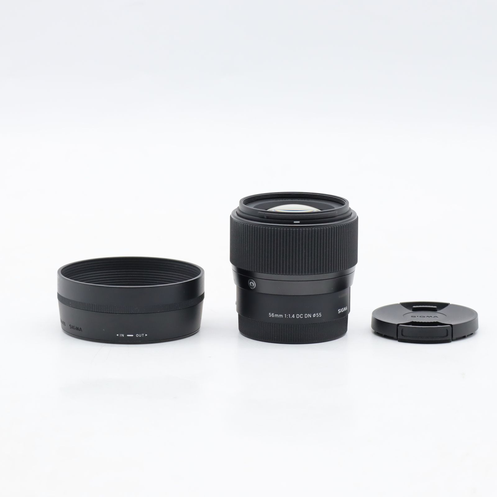 SIGMA Contemporary 56mm F1.4 DC DN ソニーE用｜APS-C対応 単焦点望遠レンズ｜大口径F1.4・高解像・美しいボケ ポートレート向け【中古】