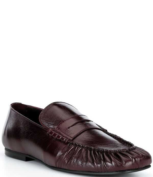 アロハス レディース シューズ スリッポン・ローファー レザー ALOHAS Aven Rift Leather Slip On Loafers Burgundy バーガンディ