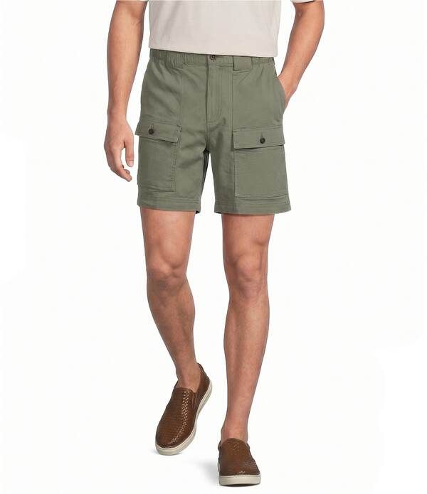 ラウンドトゥリーアンドヨーク メンズ ボトムス ハーフパンツ・ショーツ ショートパンツ Roundtree Yorke Classic Fit 7 Inseam Hiker Cargo Shorts Green グリーン