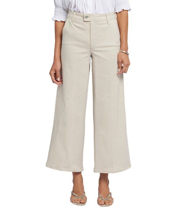 エヌワイディージェイ レディース ボトムス デニムパンツ ワイドレッグ アンクル ジーンズ NYDJ Mona High Rise Wide Leg Ankle Trouser Jeans Heather ヘザー