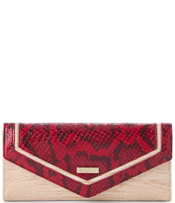 ブランミン レディース アクセサリー 財布 BRAHMIN Braga Collection Salsa Veronica Wallet Salsa