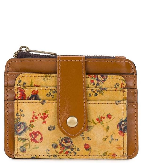 パトリシアナシュ レディース アクセサリー 財布 フラワー柄 フラワー Patricia Nash Cassis Floral ID Card Case Fleur De Jardin
