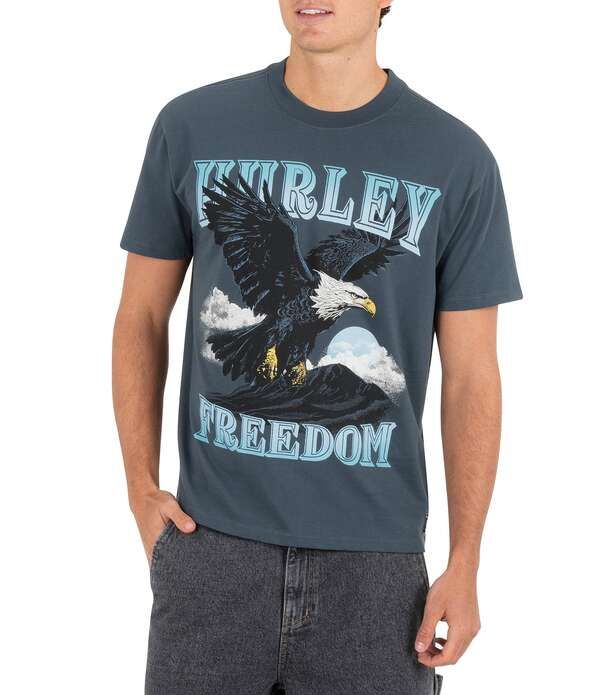ハーレー メンズ トップス シャツ Hurley Flight Eagle Short Sleeve TShirt Destroyer