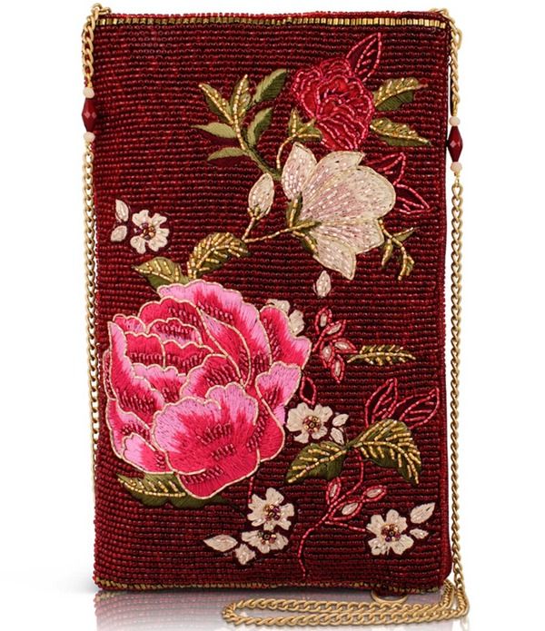 メリーフランセス レディース バッグ Mary Frances Eastern Bloom Beaded Versatile Crossbody Bag Dark Red レッド 27,232円