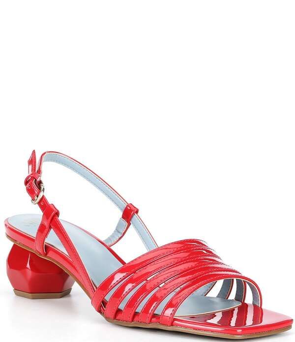 フランセスバレンタイン レディース シューズ ヒール サンダル レザー FRANCES VALENTINE Ally Vegan Leather Dome Heel Dressandals Red レッド