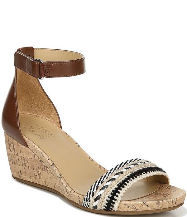 ナチュライザー レディース シューズ サンダル アンクル Naturalizer Aredankle Strap Wedge Sandals Natural Multi マルチカラー