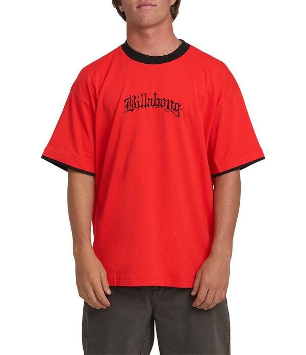 ビラボン メンズ トップス シャツ Billabong Immortal Tipper Short Sleeve TShirt Deep Red レッド