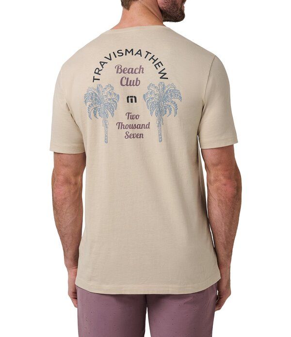 トラビスマヒュー メンズ トップス シャツ TravisMathew Club Member Short Sleeve TShirt Italian Sand サンド