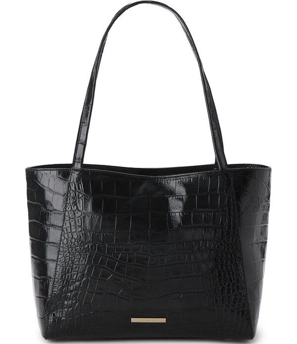 ブランミン レディース バッグ BRAHMIN Alba Collection Mona Embossed Tote Bag Black ブラック