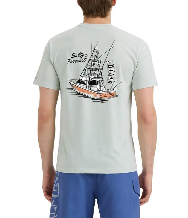 ソルトライフ メンズ トップス シャツ Salt Life Salty Forecast Boat Short Sleeve TShirt Fresh Mint ミント 7,965円