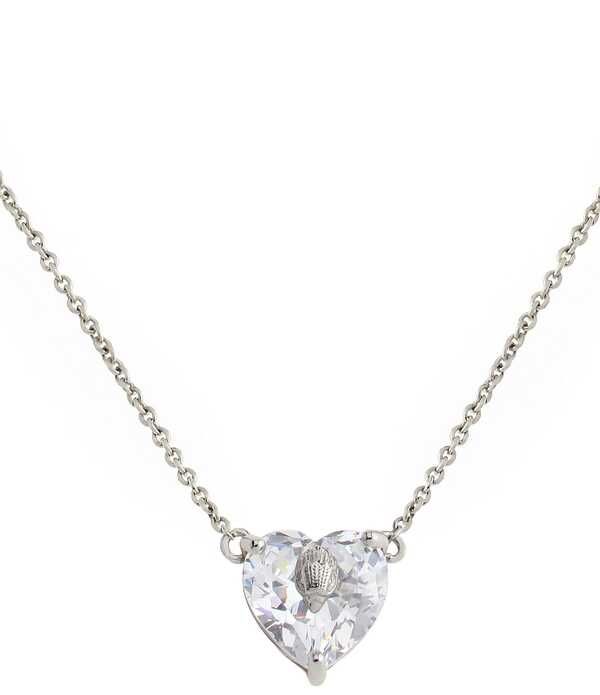 カートジェイガーロンドン レディース アクセサリー ネックレス・チョーカー レース Kurt Geiger London Signatureagle Heart Gem Short Pendant Necklace Silver シルバー 19,330円