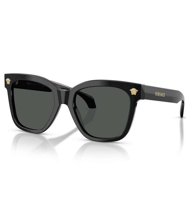 ヴェルサーチ レディース アクセサリー サングラス・アイウェア Versace Womens VE4511 55mm Square Sunglasses Black ブラック