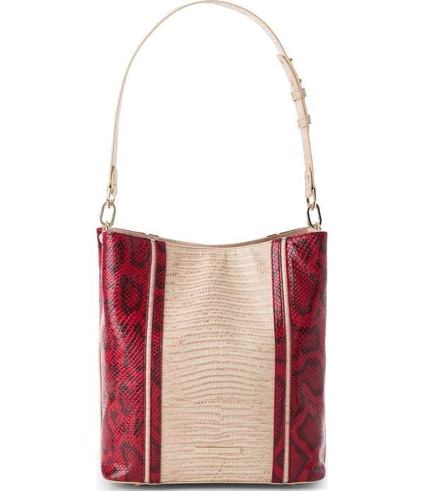 ブランミン レディース バッグ BRAHMIN Braga Collection Salsa Celina Bucket Shoulder Bag Salsa