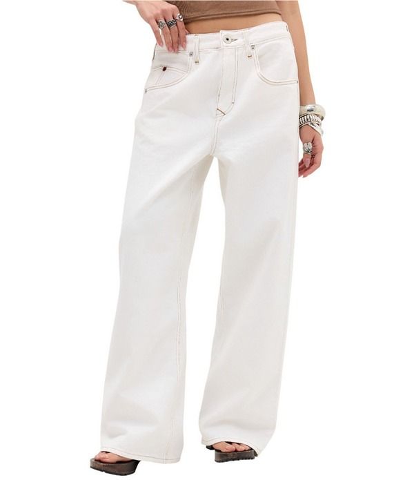 アーバンアウトフィッターズ レディース ボトムス デニムパンツ ジーンズ BDG Urban Outfitters Jaya Baggy Fit Jeans White ホワイト