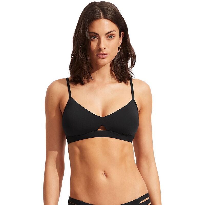 シーフォリー レディース 水着 トップのみ Seafolly Active Hybrid Bralette Womens Black 2 ブラック 20,985円