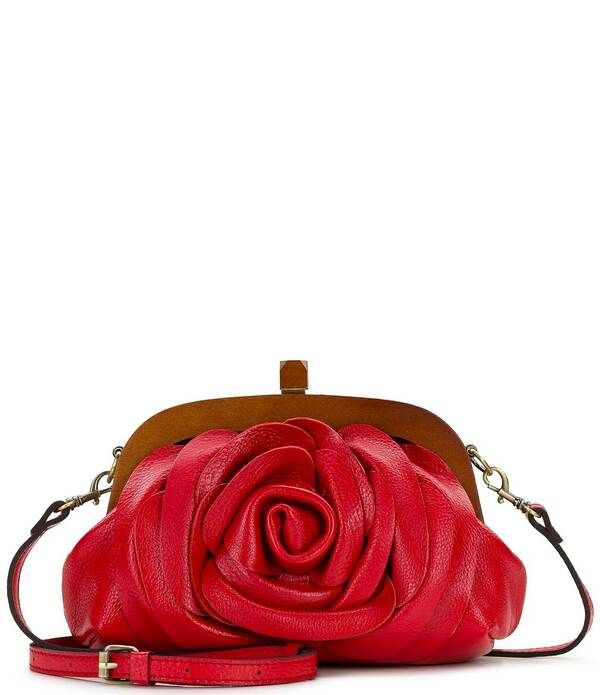 パトリシアナシュ レディース バッグ フラワー柄 フラワー Patricia Nash Joelle Wooden Frame Floral Clutch Strawberry