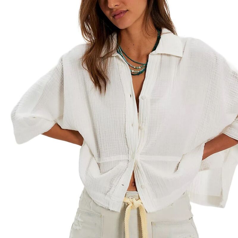 フリーピープル レディース トップス Tシャツ Free People Happy Days Top Womens Clean Ivory アイボリー