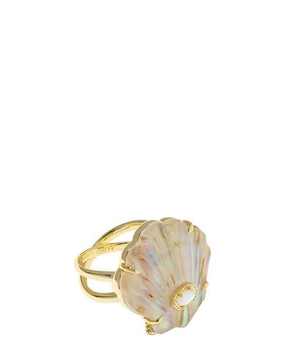 ケンドラスコット レディース アクセサリー 指輪 Kendra Scott Lucia Shell Cocktail Ringold Iridescent Abalone ゴールド