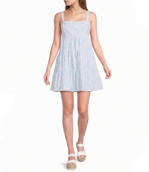 ボルコム レディース トップス ワンピース プリント ノースリーブ Volcom Beach Moon Sleeveless Printed FitandFlare Dressummer Song