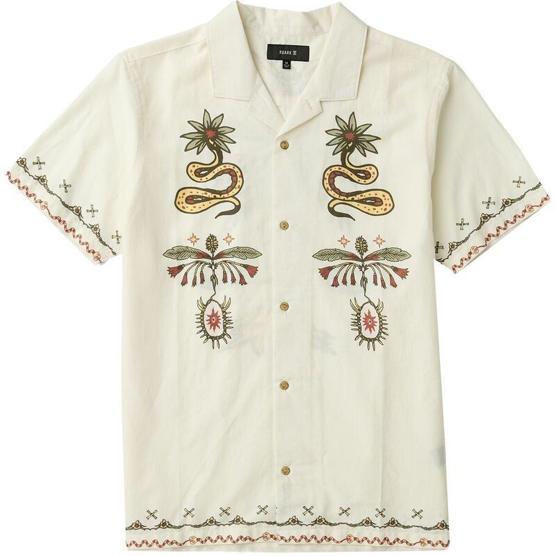 ローアク メンズ トップス シャツ Roark Gonzo Camp Collar Shirt Mens Unbleached
