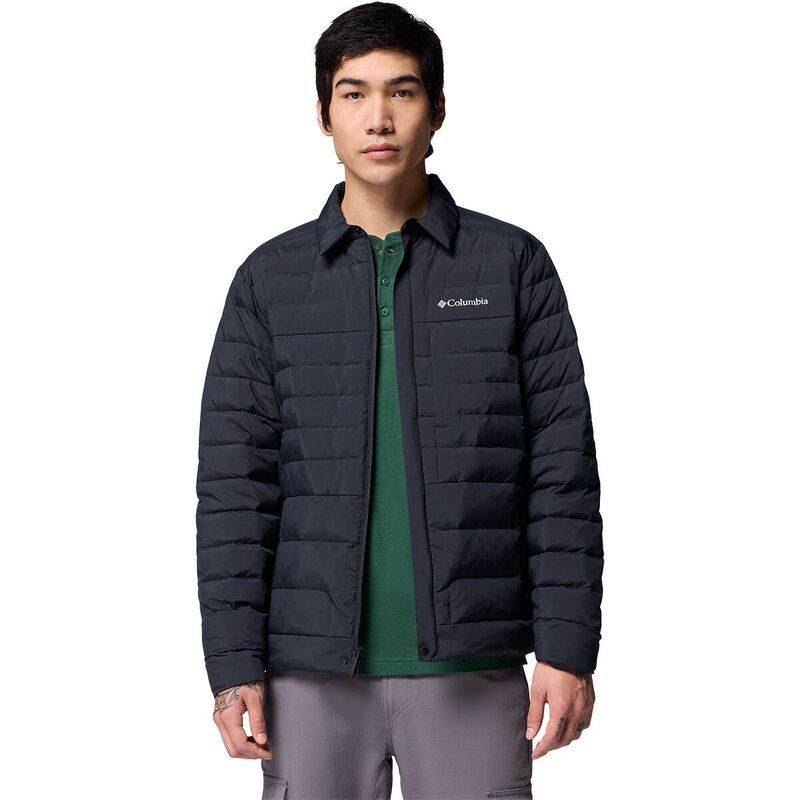 コロンビア メンズ アウター ジャケット・ブルゾン シャツ Columbia Street Heightshirt Jacket Mens Black ブラック